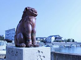 田の口港大鳥居
